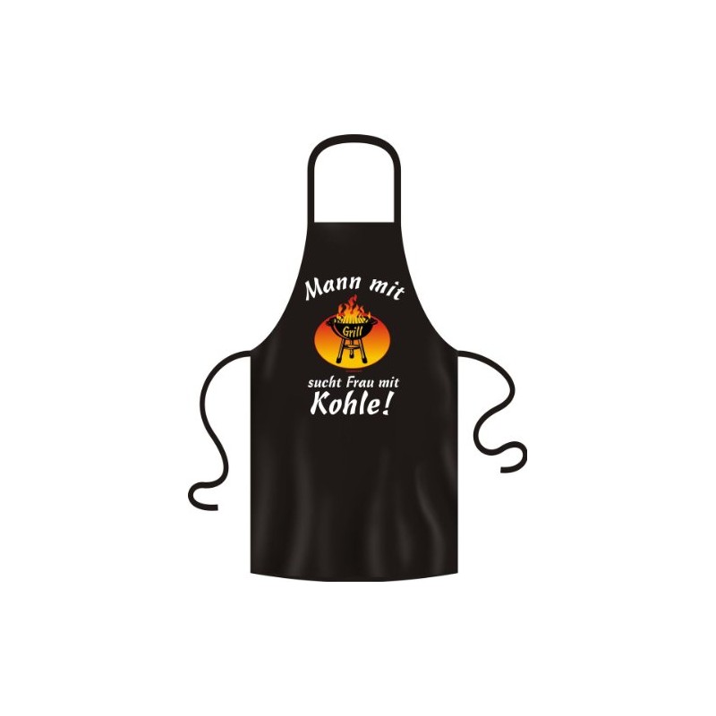 Original Rahmenlos Apron Woman with Coal