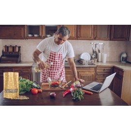 100PCS Stand Up Pouches with Window, Kraft Ziplock Pouch bags, 7"x 10.2", Reusable Stand Up Bags, Resealable & Heat Sealable Odor Free Food Storage Bag, Packaging for Small Business & Home Use [LEAF]