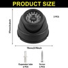 GBKDQQ Pack of 2 dummy cameras, surveillance camera, dummy camera