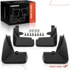 A-Premium Set of 4PCS Mud Flaps Splash Guards Mudguards Mudflaps