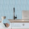 YOFUN 10-Sheet Blue Peel and Stick Backsplash Tiles, Self-Adhesive Waterproof