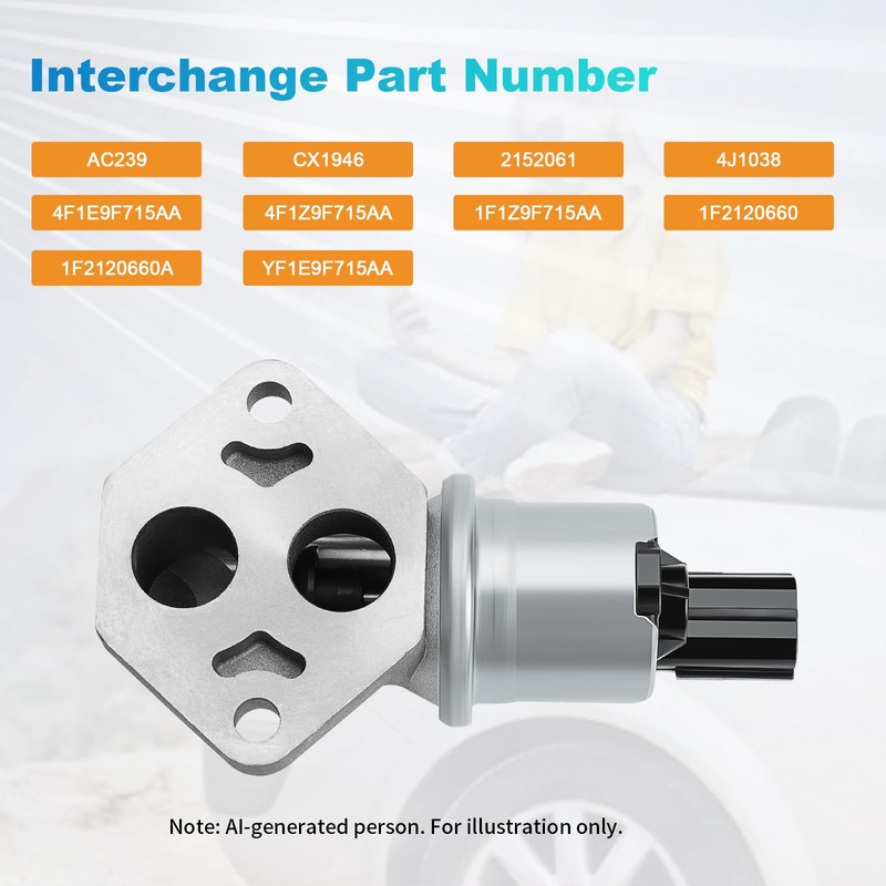Idle Air Control Valve Compatible with 2003-2008 Ford Ranger 3.0L