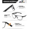 Blue Light Glasses Men Premium Mens Gaming Computer Glasses Clear