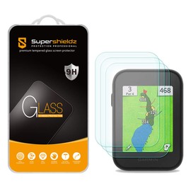Supershieldz (3 Pack) Designed for Garmin Approach G30 Tempered Glass Screen Protector, Anti Scratch, Bubble Free