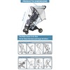 Stroller Rain Cover, Universal Clear Breathable Weather Shield with Waterproof