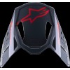 ALPINESTARS S-M8 RADIUM 2 VISOR BLACK/NEON RED 8981523-1397-O