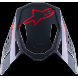ALPINESTARS S-M8 RADIUM 2 VISOR BLACK/NEON RED 8981523-1397-O
