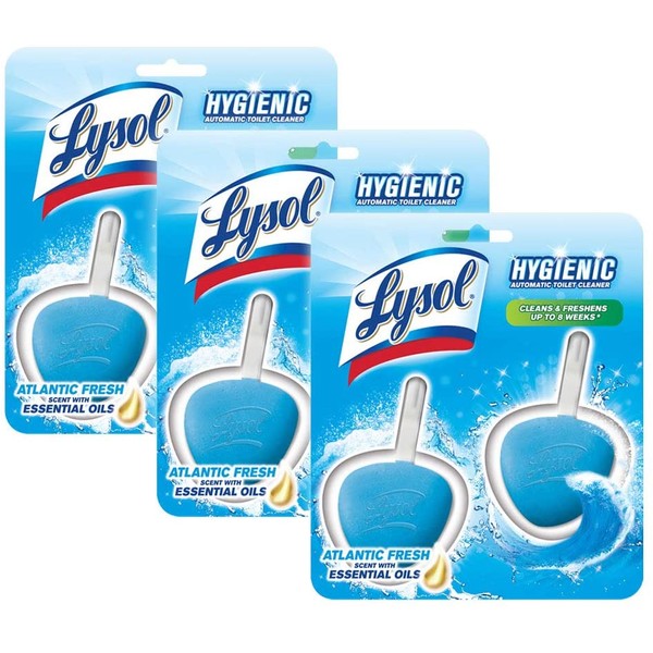 Lysol No Mess Automatic Toilet Bowl Cleaner Value Pack, Ocean Fresh scent, 6 Count