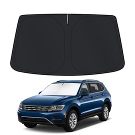 D-Lumina Windshield Sunshade For V.olkswagen Tiguan L 2018 Accessories, Sunshade for Front Windshield, Car Windshield Protection Protector Against UV Rays, Foldable and Portable