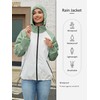 PITINAN Womens Rain Jacket with Hood Lightweight Womens Waterproof Rain