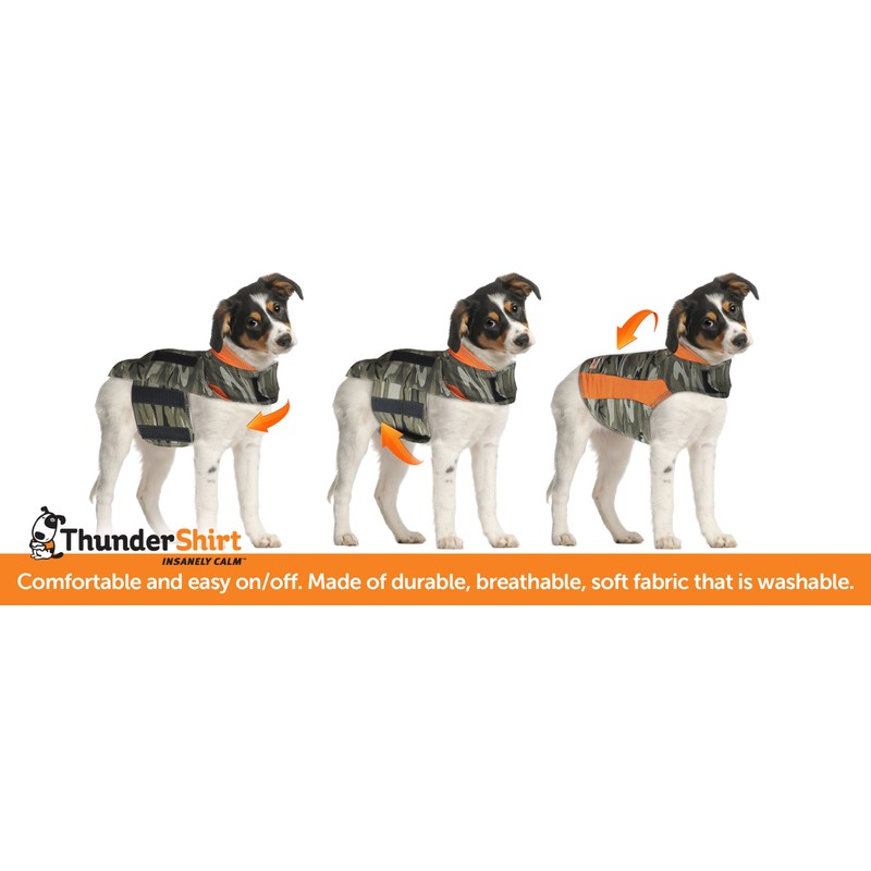Thundershirt Thundershirt Apparel clothing Thundershirt Dog Anxiety Jacket, Pink, X