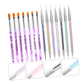 Baluue 1set Manicure Painting Pens Nail Art Tool Kit for Manicure and Drawing for Personal and