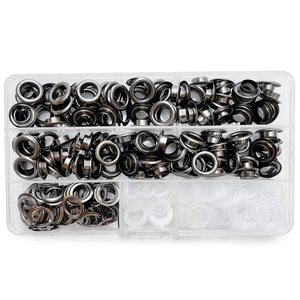 Outdoor Advertising Eyelets Black Set 10 mm Grommet Kit Eyelets