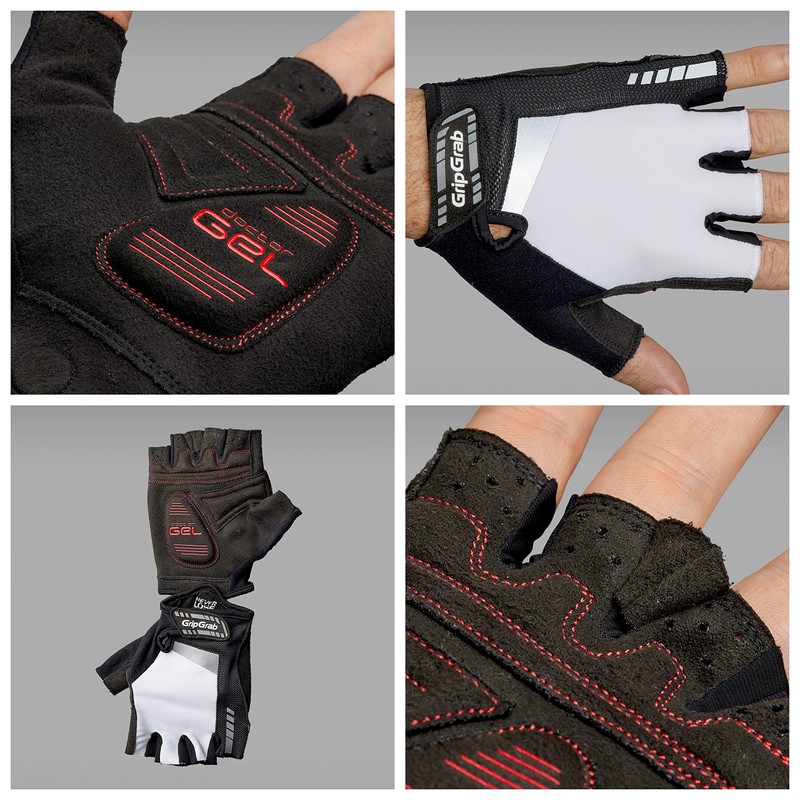 GripGrab SuperGel 6mm DoctorGel Padded Short Finger Summer Cycling Gloves