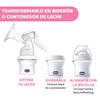 CHICCO, Extractor de Leche Materna Manual Natural Feeling, Accesorios de