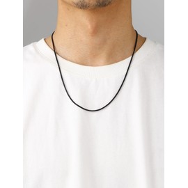 FOCALOOK 2mm Round Snake Chain with Sturdy Clasp, 16"-30" Gold Plated/Stainless Steel/Black Replacement Chain for Pendant Men Women Jewelry, Stainless Steel, No Gemstone