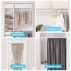 White Tension Curtain Rod for Windows 28 to 48 inch,
