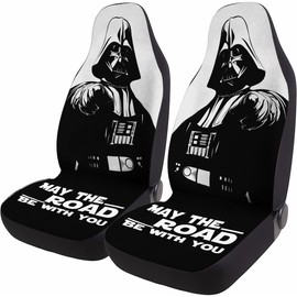 GENANY 2 Front Car Seat Covers for Car Truck Sedan SUV, Beach Car Seat Cover,Durable Automotive Seat Cover, Bucket Seat Cover, Protective Interior Accessory, Car Gifts