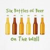 CafePress Six Bottles of Beer On The Wall Dog T