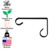 Harrier Hardware Metal Plant Hangers Outdoor - Wall Mounted Hanging