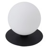 White Glass Globe Ceiling Light 18cm Diameter G9 Base Globe