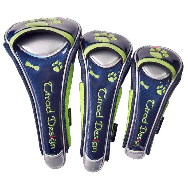 Golf SAHC731D Driver Magnetic Headcover (Navy/Green)