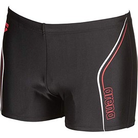 Arena Straightline Men's Swimming Trunks, black, 4