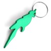 Komonee Parrot Green Bottle Opener Key Chain Metal Wildlife Bird