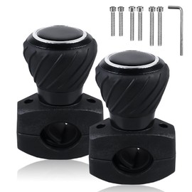 Universal steering wheel knob spinner, 2 pieces steering wheel knob tractor, 360° universal car steering wheel knob, universal steering wheel knob, steering aid for cars and lawn tractors, cars,