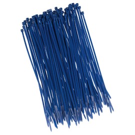 Pack of 100 Cable Ties 200 mm x 2.5 mm for Shade Net Fence Panel Fence in Blue