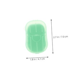 Kisangel 10 Boxes Travel Soap Paper Flakes Mini Scented Soap Sheets for Hand Cleaning Lightweight Portable for Camping Hiking School and Outdoor Activities for Quick Hand Care