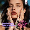 SAVILAND White Solid Builder Nail Gel Kit: Non-Sticky 60 g