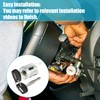Motoforti Ignition Lock Cylinder Switch Assembly with Keys Suitable for