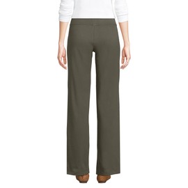 Lands' End Womens Starfish Straight Pants Forest Moss Tall Large