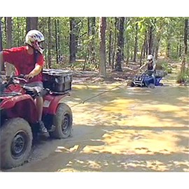 BILLET4X4 Bubba's ATV/UTV Kinetic Snatch Rope with Carry Bag - 1/2 inch X 20 ft (12.5mm x 6m Long) (Vehicle Recovery)