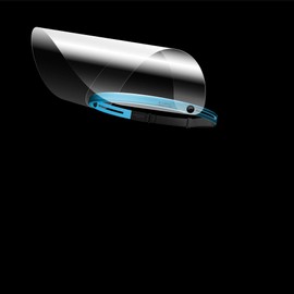 Ultra Clear, Fogless, GUTR Face Shield with Flip Up and Replaceable Visor, Adjustable Comfort Headband, Made in USA (Black)