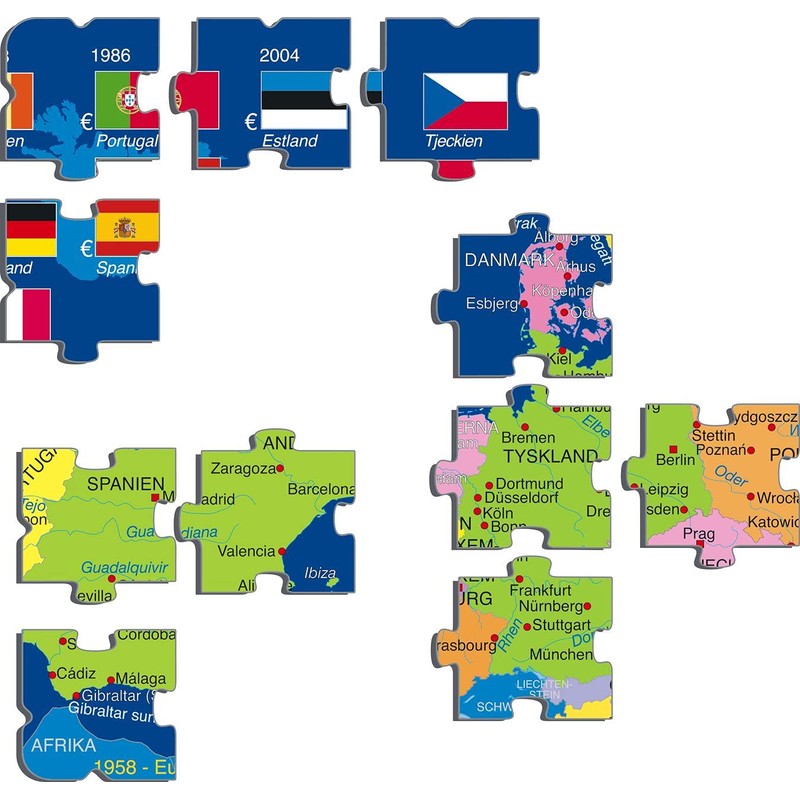Larsen A39 The European Union (EU) Swedish Edition 70 Piece