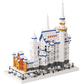 Aningde 2801Pcs Swan Castle Architecture Micro Building Bricks Model Kit for Adults – Detailed Architectural Display Model – Ages 14+