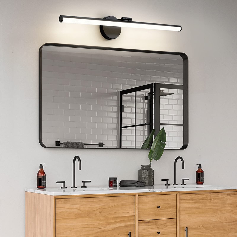 KAISITE Bathroom Vanity Light Over Mirror - 30 Inch Black