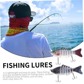SUPVOX 2pcs Realistic Fishing Lures Bait for Outdoor Fishing Enthusiasts Lightweight Design Fish Attractant for Lakes