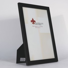 Lawrence Frames 34382 Black Wood 8 by 12 Picture Frame