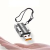 WLGQ USB C Female to USB 3.1 Male Adapter, Zinc