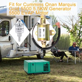 149-2620 Electric Fuel Pump with 149-2314-01 Fuel Filter RV Replacement for Cummins Onan Marquis Gold 5500 5.5KW Gas Generator RV 5500 EVAP Motor E11015 Generator Parts