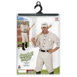 Baseball Player - Adult Fancy Dress Costume - Medium 40/42"