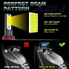 AQJ 9005 9006 LED Headlights Kit Combo Bulbs Blue 8000K