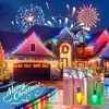 C7 C9 Christmas Lights Clips, 200 Count Holiday Outdoor Light
