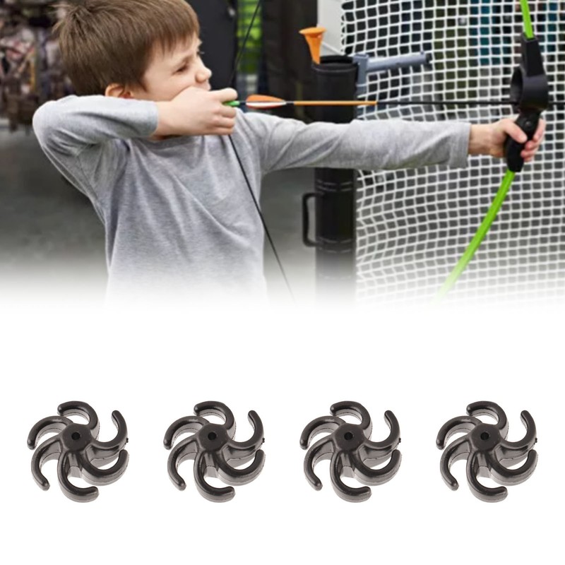 4Pcs Archery Bow String Stabilizer Rubber Recurve Compound Bow Bowstring