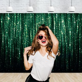 10x8 FT Black Green Flows Flash Photo Backdrop Birthday Wedding Family Party Newborn Baby Show Decoration Photography Background Banner Polyester Supplies