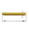 CREAP 4PCS Brass Thread Rod M3 M4 M5 M6 M8