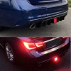 WENQI Glossy Black Rear Bumper Diffuser & Rear Spoiler Fit